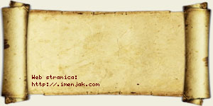 Jana Vukadinović vizit kartica